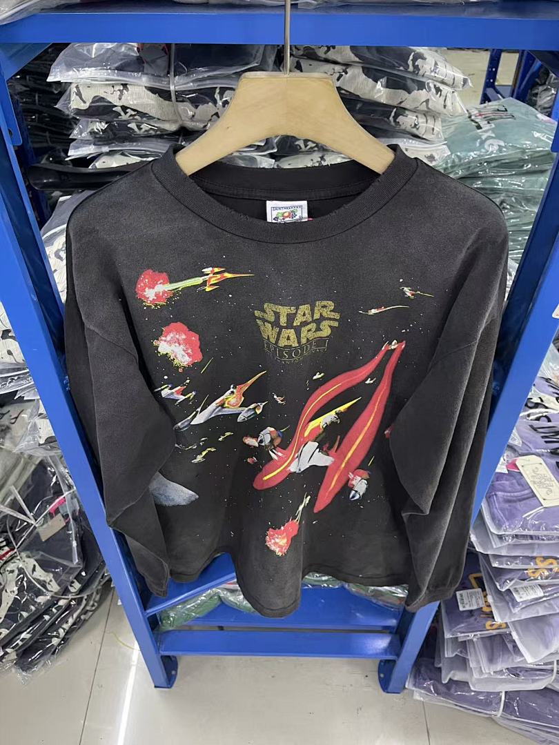 Saint Michael Rocket Graphic & Multi-Print Sweatshirt