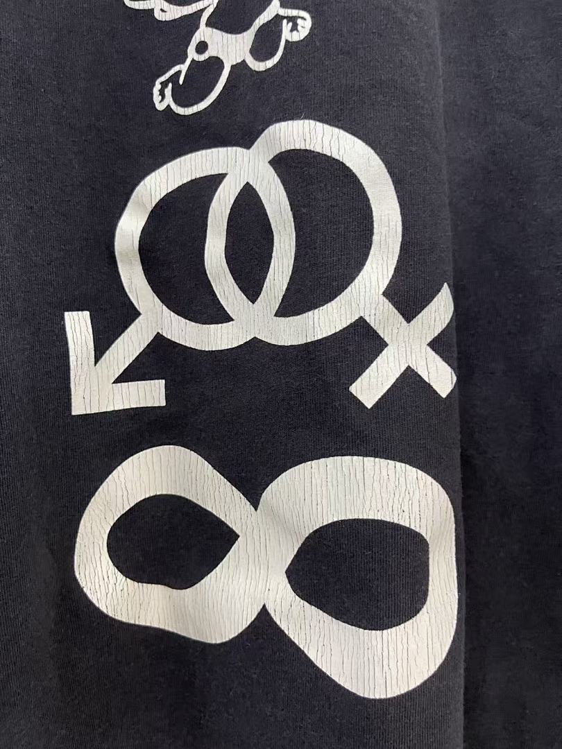 Saint Michael Sword Graphic & Text Long Sleeve Sweatshirt