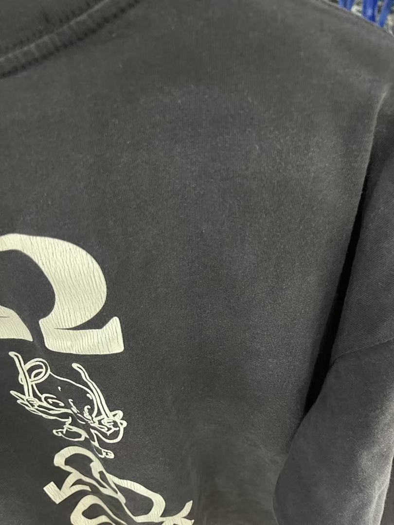 Saint Michael Sword Graphic & Text Long Sleeve Sweatshirt