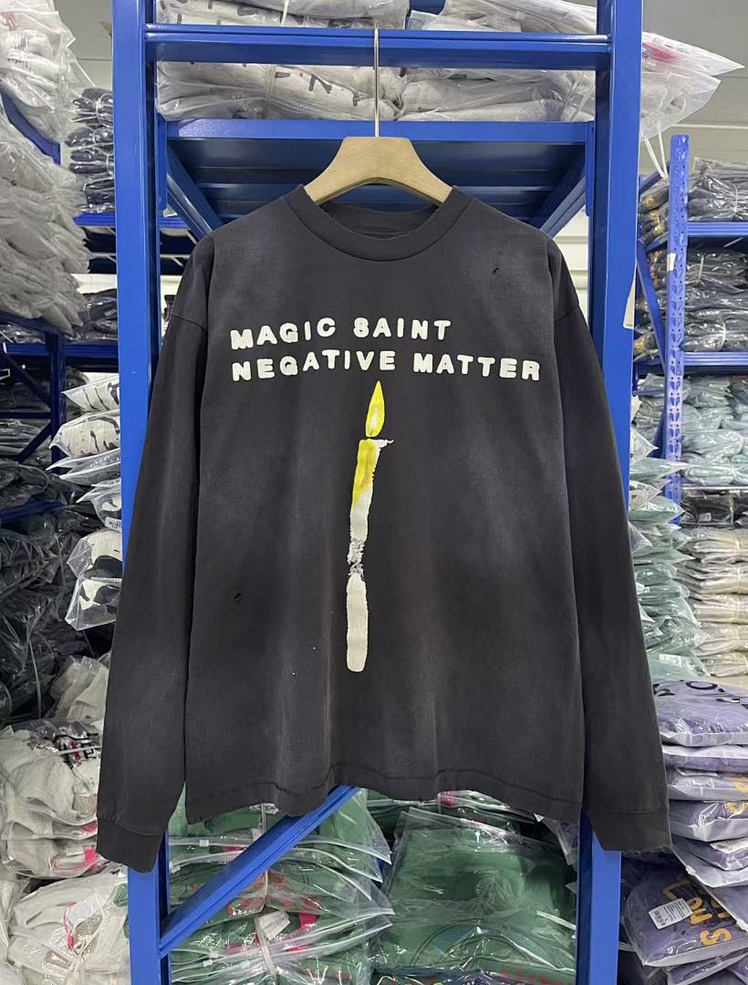 Saint Michael Sword Graphic & Text Long Sleeve Sweatshirt