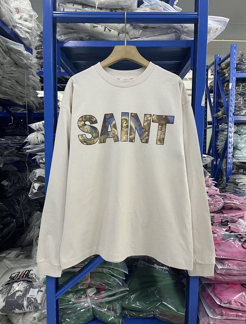 Saint Michael Metallic Arch Logo Vintage Sweatshirt