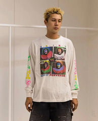 Saint Michael Pop-Art Collage Printed Sweatshirt