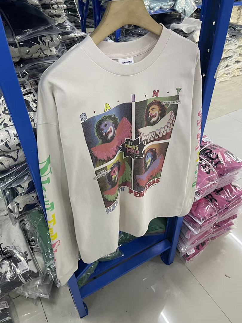 Saint Michael Pop-Art Collage Printed Sweatshirt