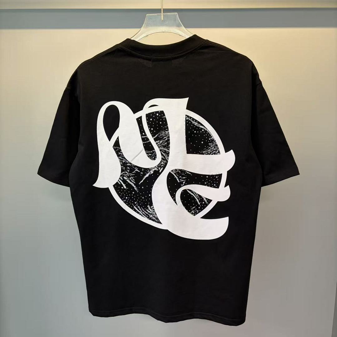 Mixed Emotion Angelic Figure Graphic Tee