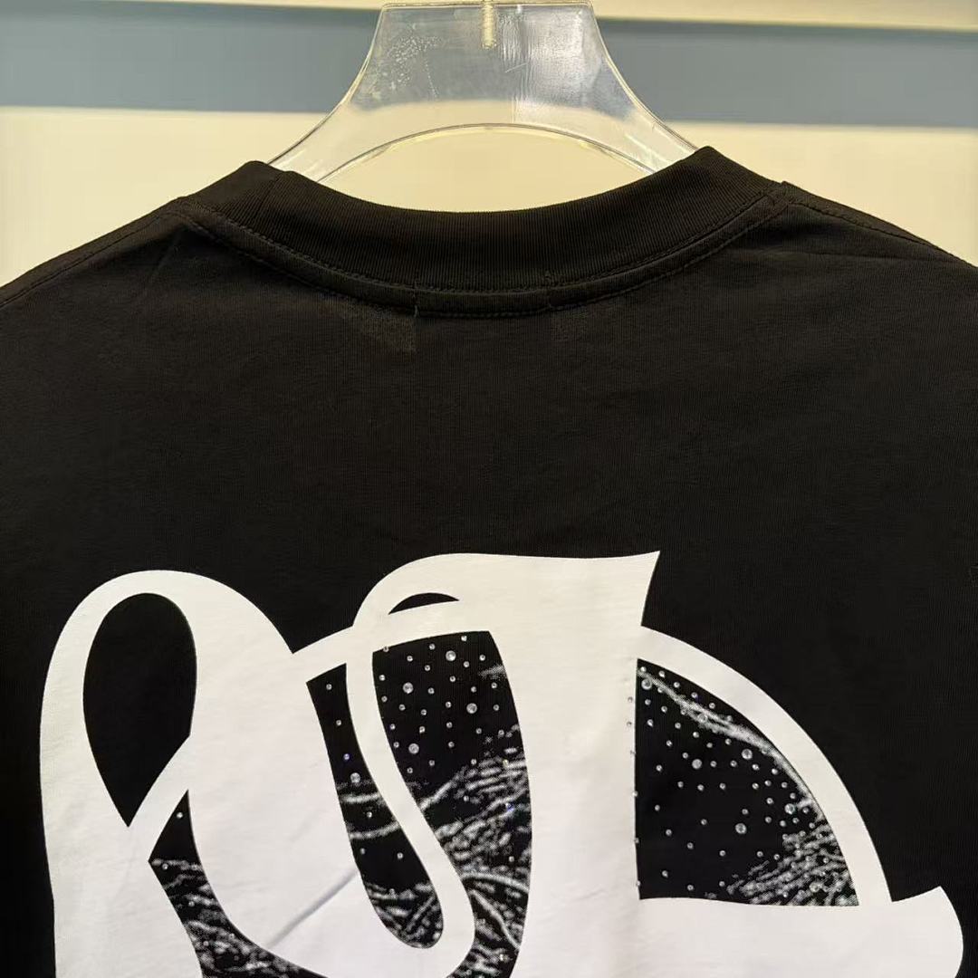 Mixed Emotion Angelic Figure Graphic Tee
