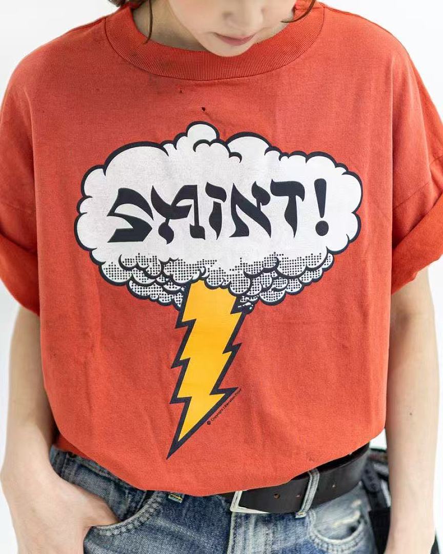 Saint Michael Lightning Graphic Tee