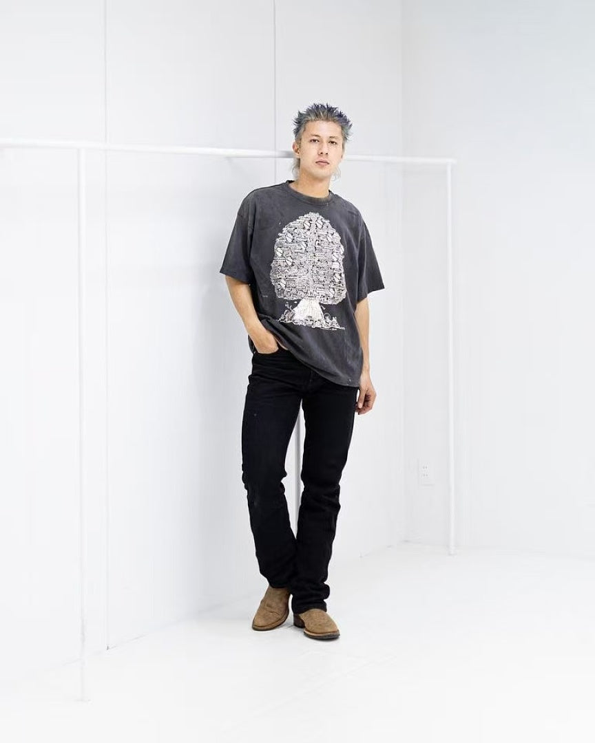 Saint Michael Skull Graphic Tee