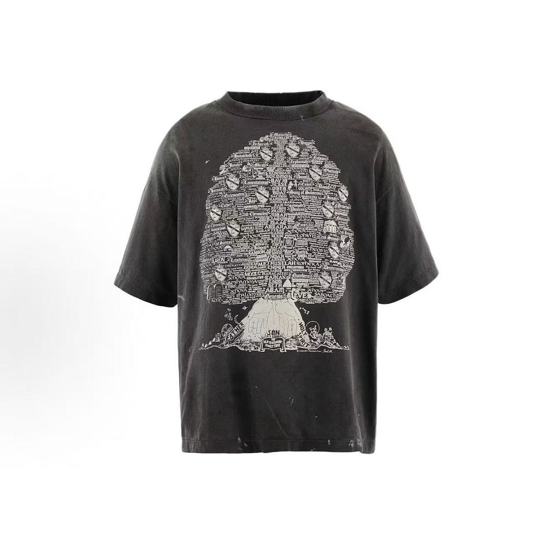 Saint Michael Skull Graphic Tee