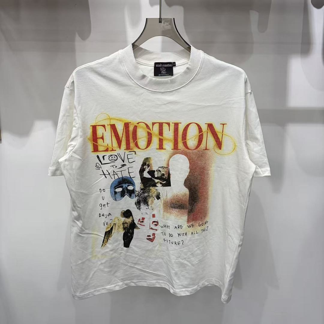 Mixed Emotion Character Graphic Tee
