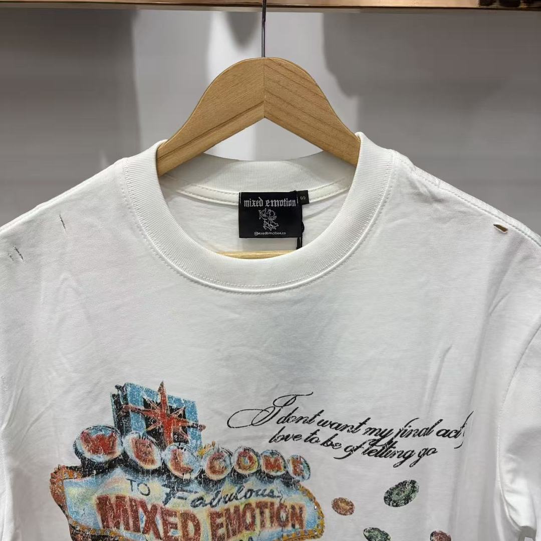 Mixed Emotion Graphic Illustration T-Shirt
