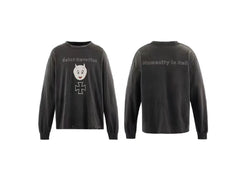 Saint Michael Devil Illustration Graphic Sweatshirt