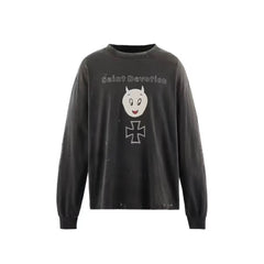 Saint Michael Devil Illustration Graphic Sweatshirt