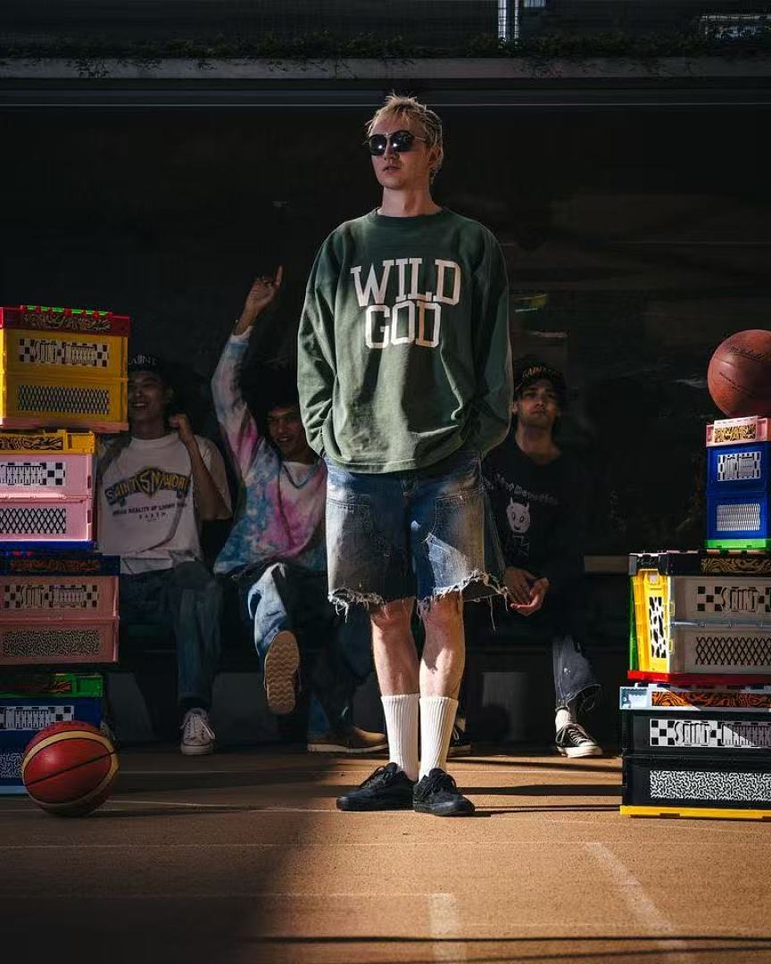 Saint Michael Wild God Varsity 69 Graphic Sweatshirt