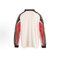 Saint Michael Vintage Paneled Graphic Long Sleeve Sweatshirt