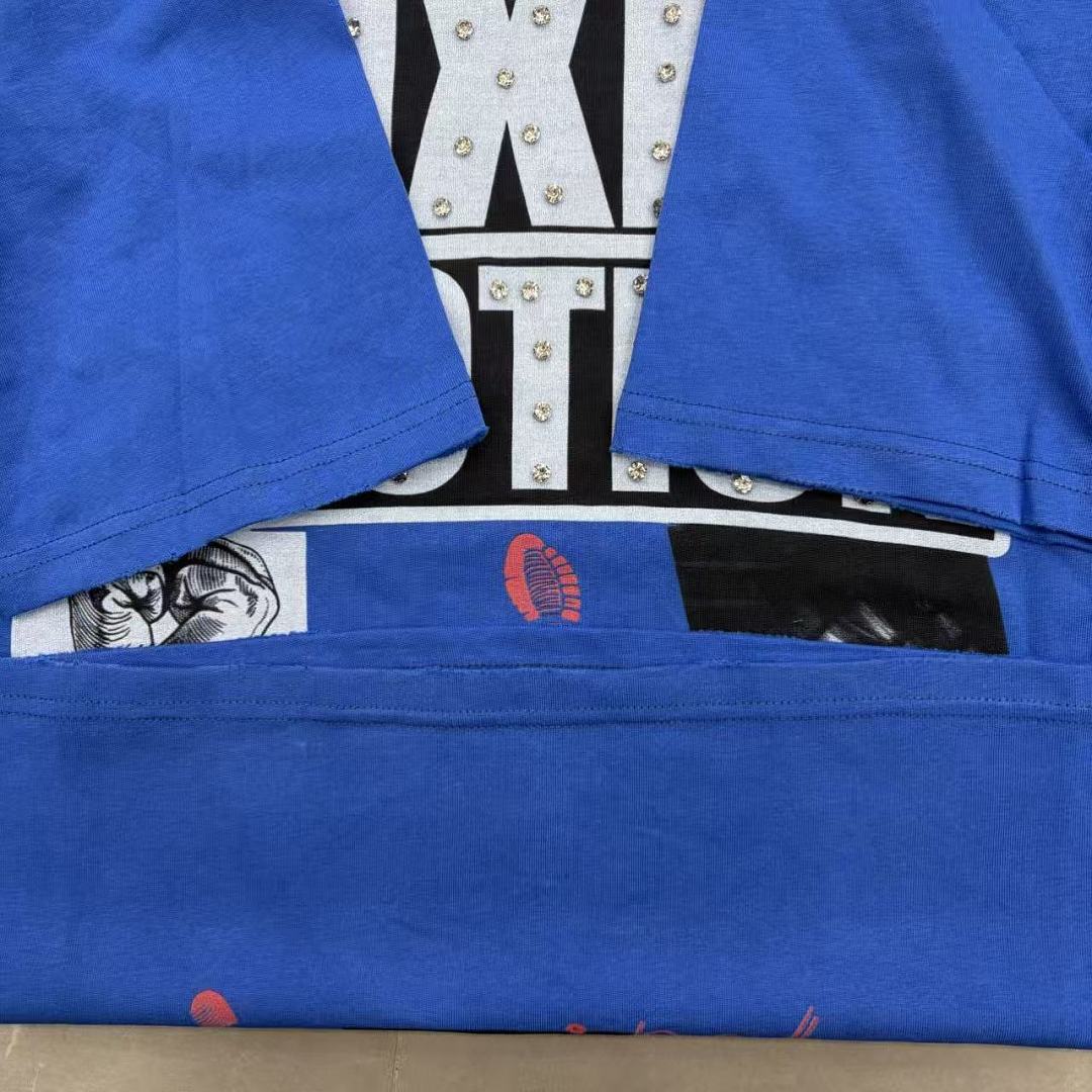 Mixed Emotion Panel Graphic Street T-Shirt