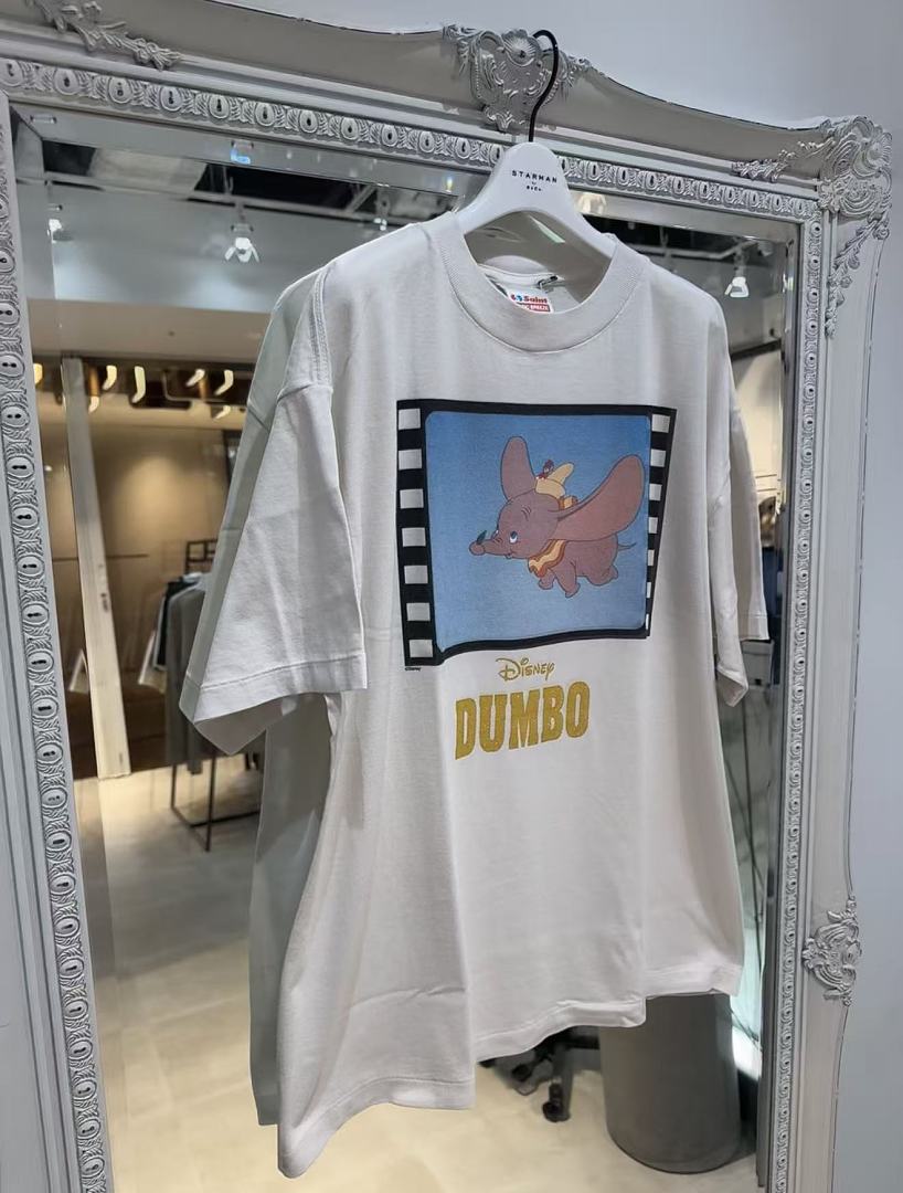 Saint Michael Dumbo Film Frame Graphic Logo T-Shirt