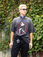 Saint Michael Saint Love Graphic Silhouette Vintage T-Shirt
