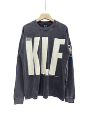 Saint Michael Distressed KLF Block Typography Sweatshirt