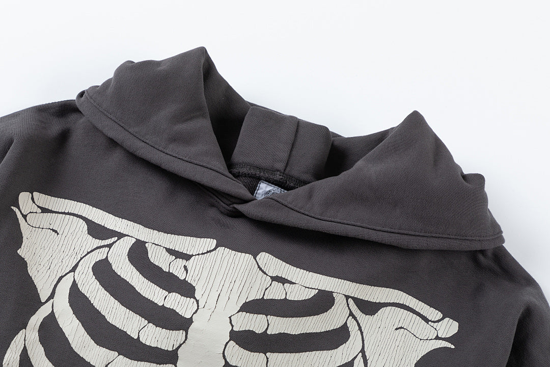 Saint Michael ST148 Skeleton Graphic Hoodie