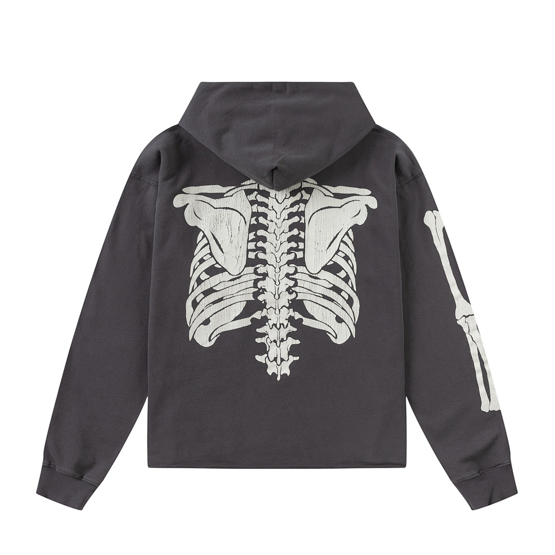 Saint Michael ST148 Skeleton Graphic Hoodie