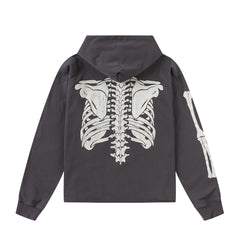 Saint Michael ST148 Skeleton Graphic Hoodie