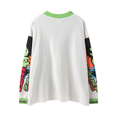 Saint Michael Bold Racing Graphic Long Sleeve Jersey