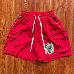 SAINT VANITY ins same style rivet casual sports shorts jacket set