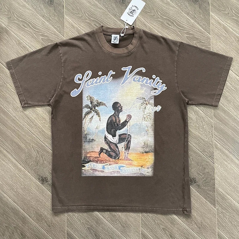 SAINT VANITY Global BHM Girl Ogor Attack TEE Laundry Short Sleeve Collection (9)