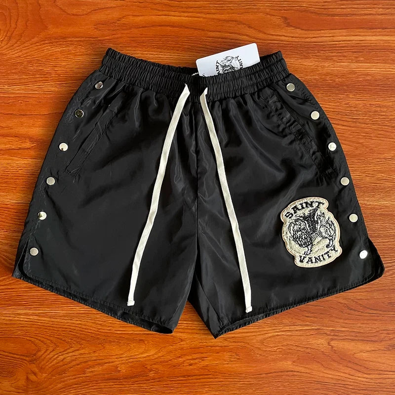 SAINT VANITY Embroidered Casual Sports Set